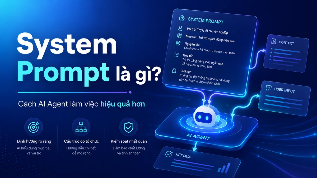 System Prompt là gì và vì sao bạn nên dùng khi làm việc với AI Agent?