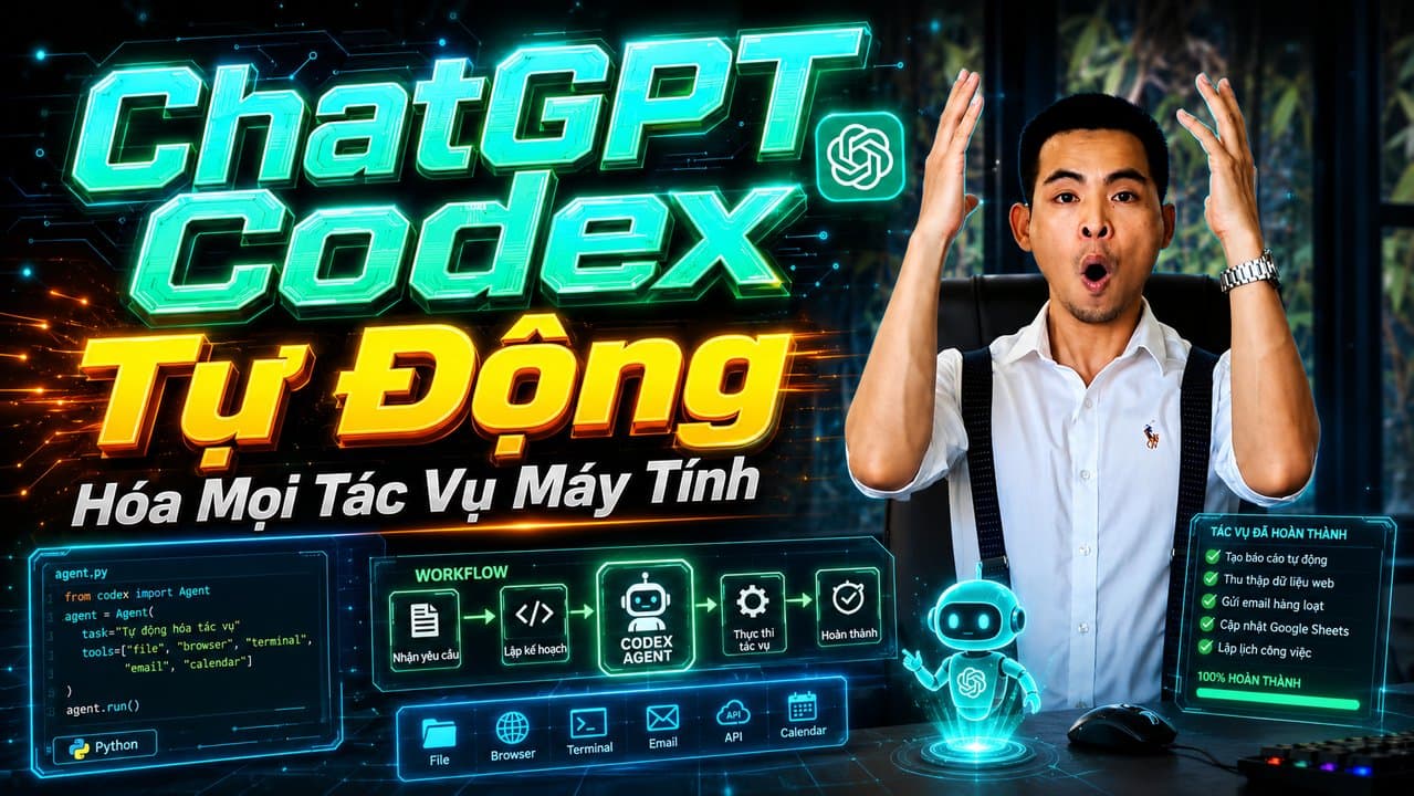 Codex Computer Use: Cách AI OpenAI Tự Động Hóa Mọi Tác Vụ Máy Tính
