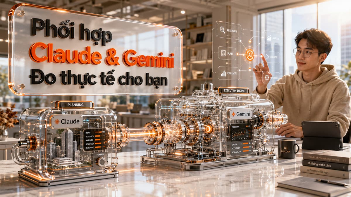 Phối Hợp Claude Và Gemini: Tôi Làm Và Đo Thực Tế Cho Bạn