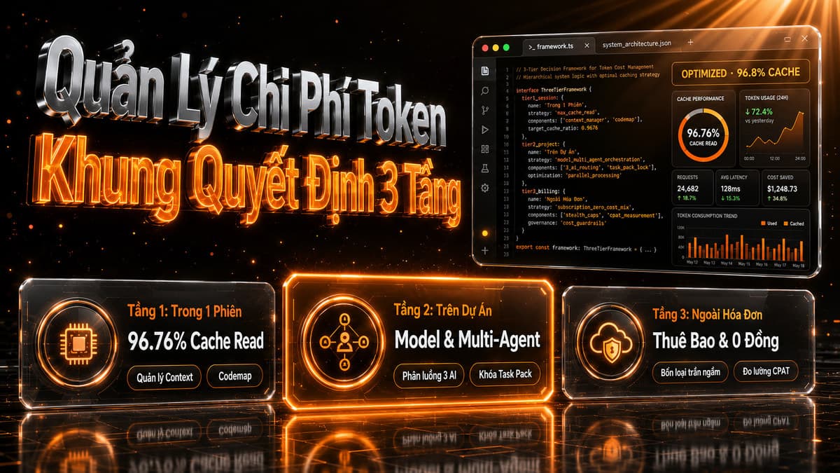 Quản Lý Chi Phí Token Khi Vibe Code: Khung Quyết Định Ba Tầng