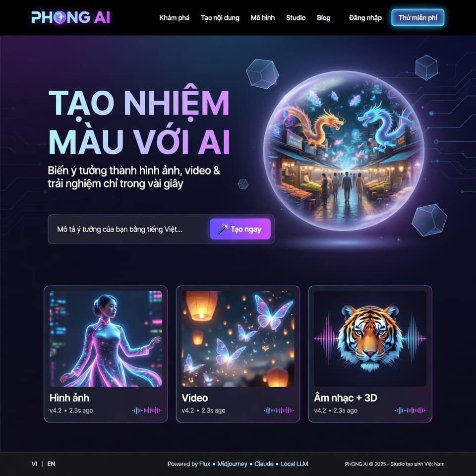 Tôi Đã Tạo Website Chuyên Nghiệp Bằng AI — Không Cần Thuê Developer, Không Cần Biết Code Sâu