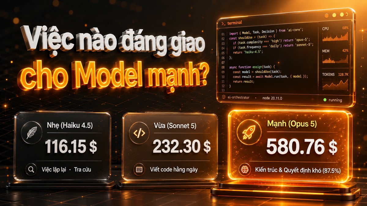 Tôi khuyên dùng model vừa, rồi đo lại chính mình