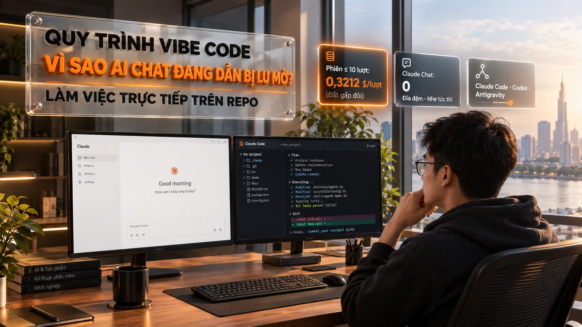Vì Sao AI Chat Dần Lu Mờ Trong Kỷ Nguyên AI Agent?