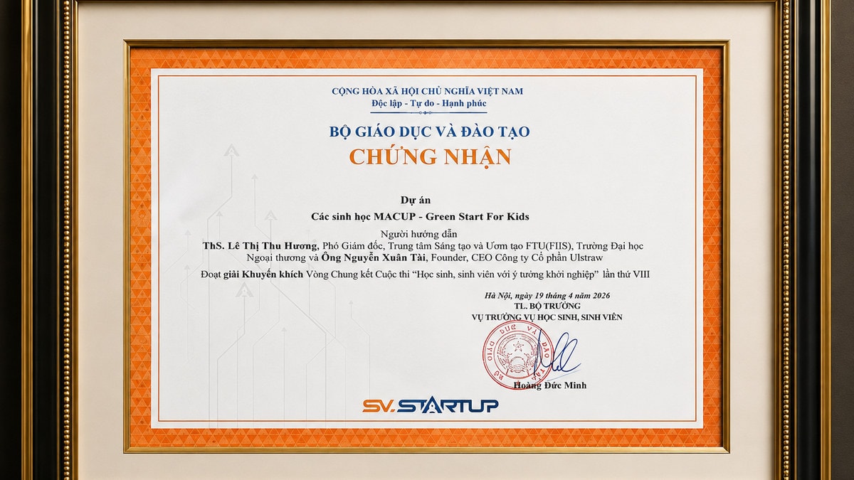 Chứng Nhận Cấp Bộ Của MACUP, Và Điều Một Trưởng Nhóm Sinh Viên Nhớ Lâu Nhất