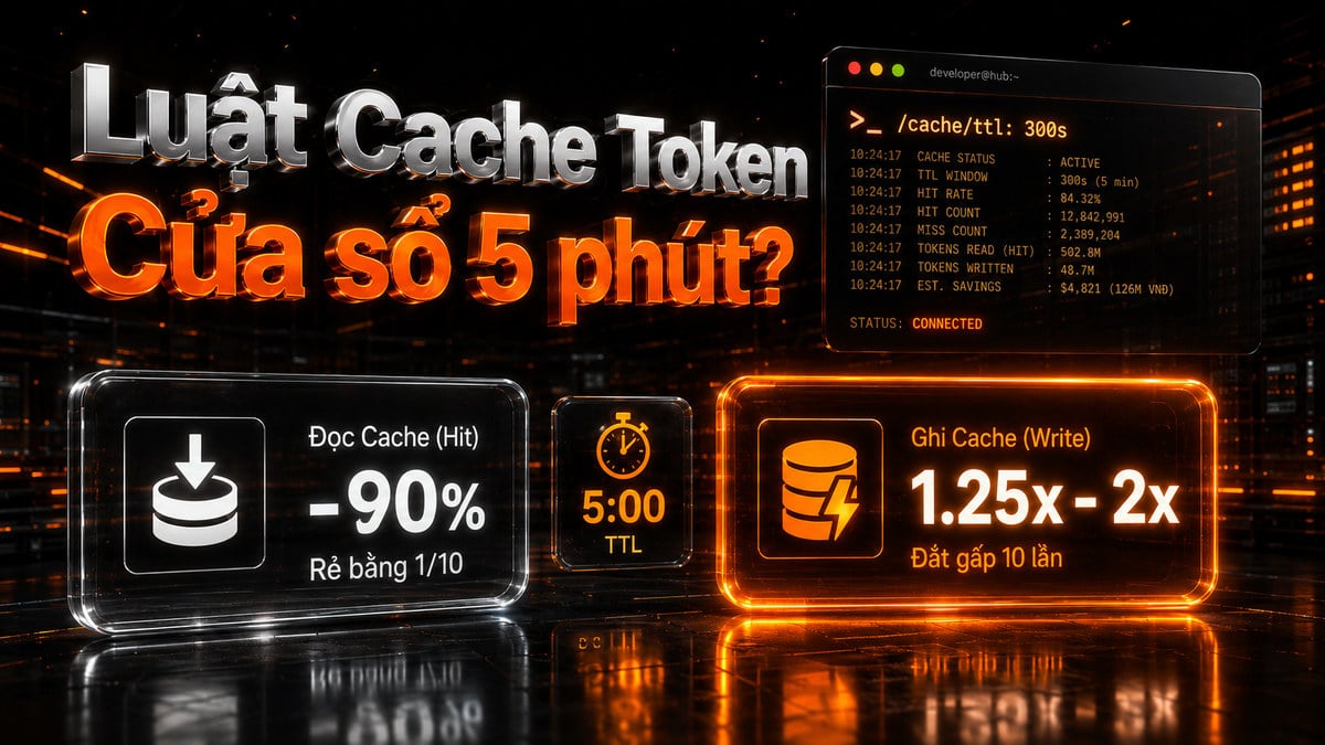 Ghi cache đắt hơn đọc cache, và toàn bộ hoá đơn xoay quanh tỉ lệ giữa hai dòng đó