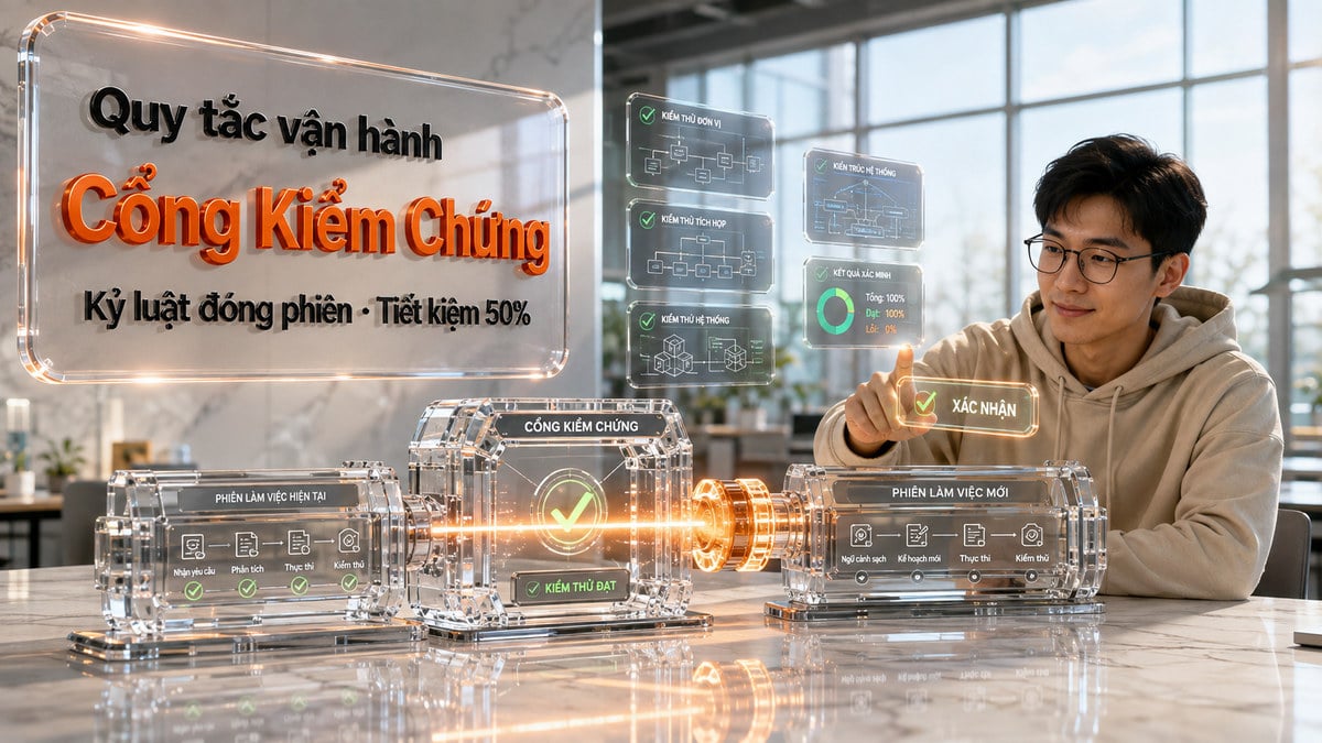 Quy tắc vận hành: Cổng kiểm chứng Verifiability Gate và kỷ luật đóng phiên