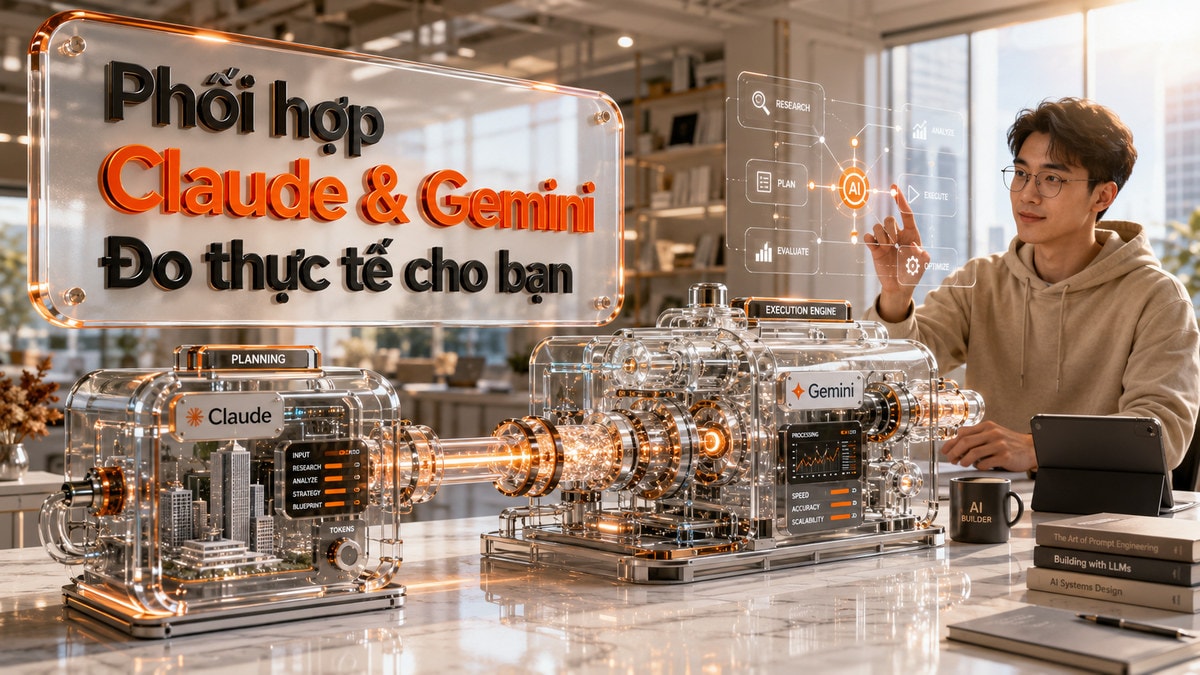 Phối Hợp Claude Và Gemini: Tôi Làm Và Đo Thực Tế Cho Bạn