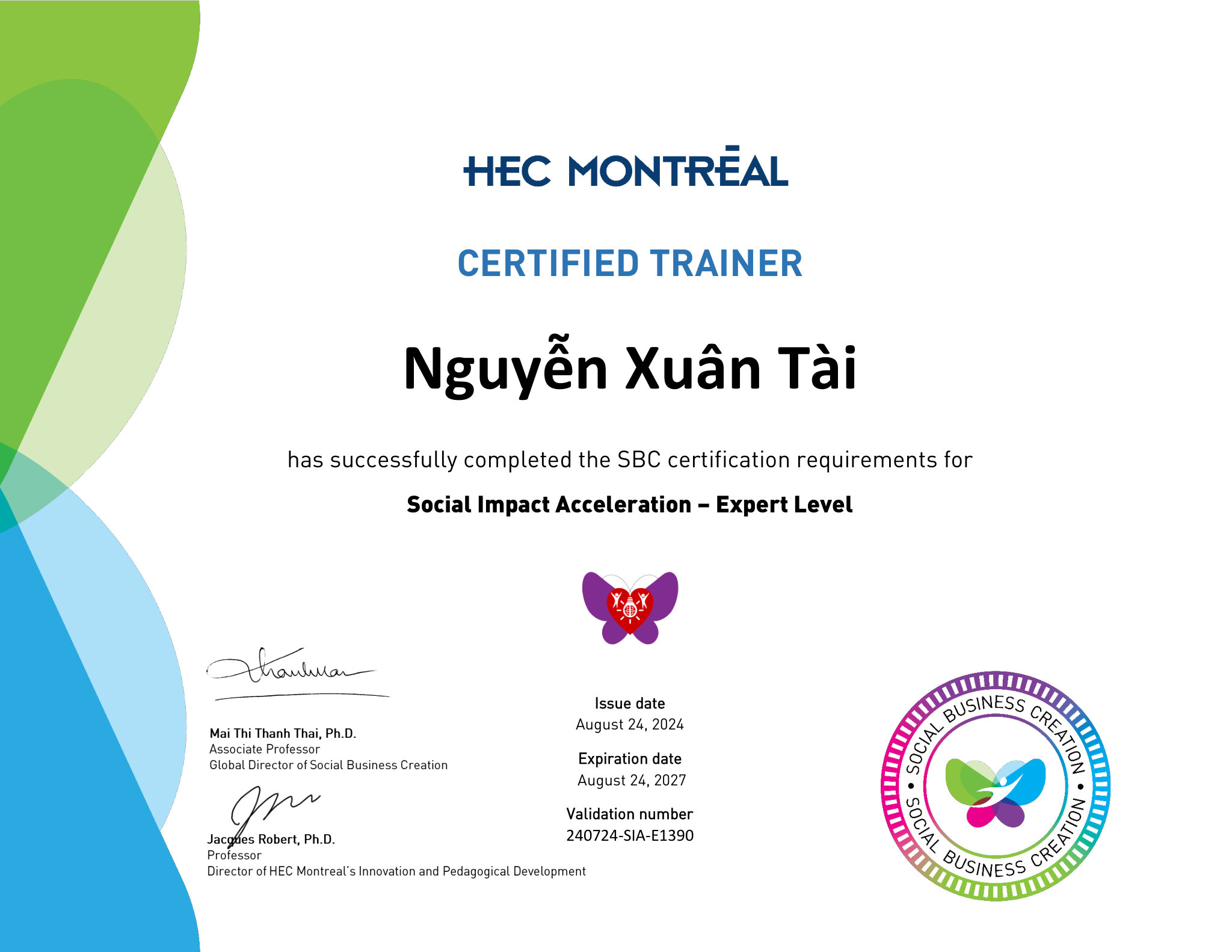 Tổng kết chương trình Training of Trainers của SBC: bốn khối, bốn chứng nhận